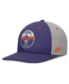 Nike Men's Purple/gray Clemson Tigers Prep Pro Performance Snapback Hat