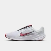 Nike Men's Quest 5 Road Running Shoes In White/light Smoke Grey/black/fire Red