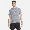 Nike Men's Ready Dri-fit Short-sleeve Fitness Top In Black