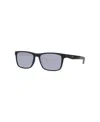 Nike Men's Rectangle Sunglasses,  Radeon 1 Fv2402 Nk000691 In Black