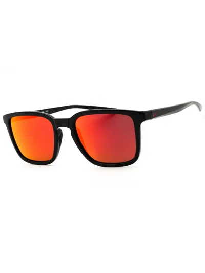 Nike Men's Rectangular Circuit Sunglasses In Black