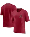 Nike Men's Red Arizona Diamondbacks Authentic Collection Pregame Performance V-neck T-shirt In Red