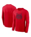 Nike Arizona Wildcats Alternate Logo  Men's College Long-sleeve T-shirt In Red