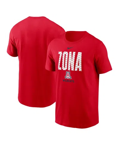 Nike Men's Red Arizona Wildcats Campus Endzone T-shirt