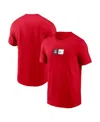 Nike Men's Red Arizona Wildcats Campus Logo Swoosh T-shirt In Red