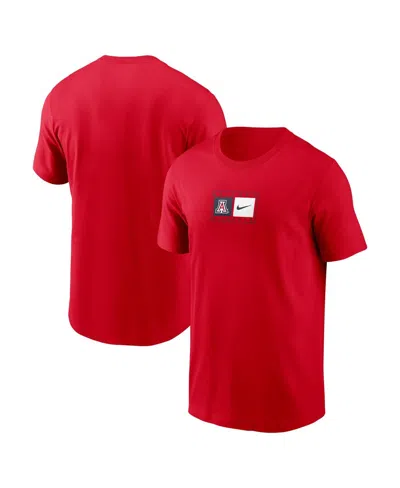 Nike Men's Red Arizona Wildcats Campus Logo Swoosh T-shirt