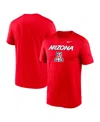 Nike Men's Red Arizona Wildcats Legend Basketball Icon Performance T-shirt In Red