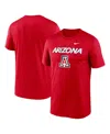 Nike Men's Red Arizona Wildcats Legend Basketball Icon Performance T-shirt In Red