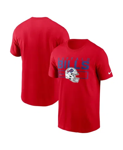 Nike Red Buffalo Bills Primetime Helmet Essential T-shirt