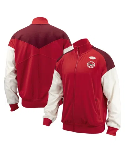 Nike Men's Red Canada Soccer 2024 Anthem Performance Full-zip Jacket