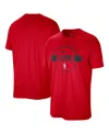 Nike Men's Red Chicago Bulls Authentic Practice T-shirt In Red