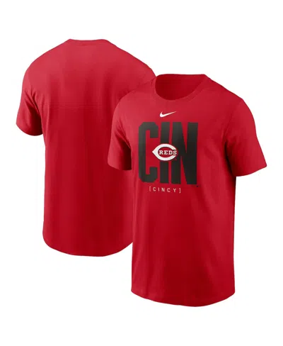 Nike Cincinnati Reds Team Scoreboard  Men's Mlb T-shirt In Red