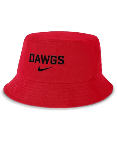 Nike Men's Red Georgia Bulldogs Apex Primetime Bucket Hat