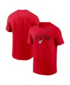 Nike Red Georgia Bulldogs Legacy Nickname T-shirt In Red