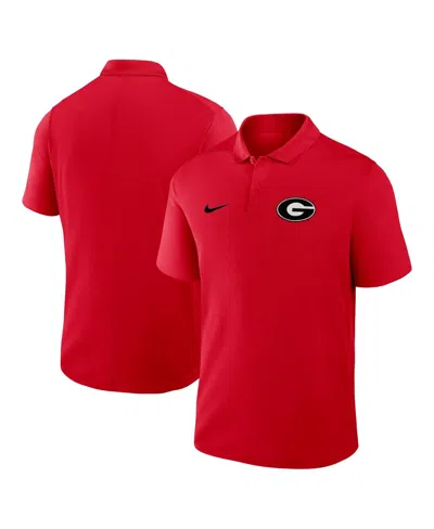 Nike Red Georgia Bulldogs Primetime Victory Primary Logo Performance Polo