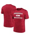 Nike Men's Red Georgia Bulldogs Velocity Mascot Performance T-shirt In Red