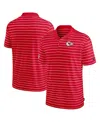 Nike Men's Red Kansas City Chiefs 2022 Sideline Lock Up Victory Performance Polo In Red,white