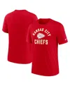 Nike Red Kansas City Chiefs Favorable Timeline Tri-blend T-shirt In Red