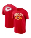 Nike Red Kansas City Chiefs Rewind Front And Back Hit Essential T-shirt In Red