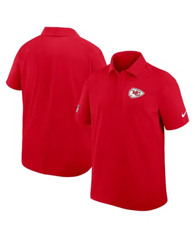 Nike Red Kansas City Chiefs Sideline City Pride Woven Performance Polo
