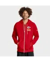 Nike Red Kansas City Chiefs Sideline Standard Issue Utility Player Dri-fit Full-zip Hoodie In Red
