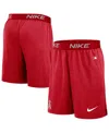 Nike Men's  Red Los Angeles Angels City Connect Performance Practice Shorts In Red
