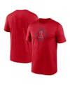 Nike Men's Red Los Angeles Angels Icon Legend Performance T-shirt In Red