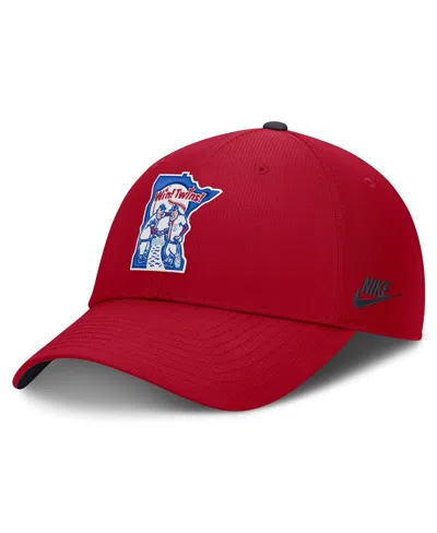 Nike Men's Red Minnesota Twins Cooperstown Club Dri-fit Adjustable Hat