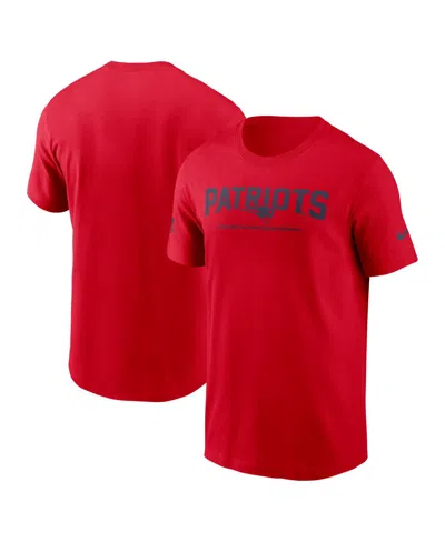 Nike Red New England Patriots Sideline Performance T-shirt