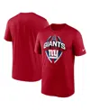 Nike Men's Red New York Giants Legend Icon Performance T-shirt In Red