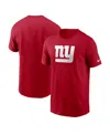 Nike Red New York Giants Legend Logo Performance T-shirt