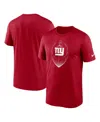 Nike Men's Red New York Giants Primetime Legend Icon Performance T-shirt In Red