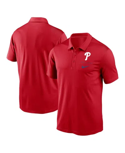 Nike Men's Philadelphia Phillies Franchise Polo In Red