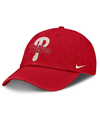 Nike Men's Red Philadelphia Phillies Statement Club Adjustable Hat