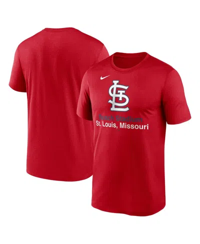 Nike Men's Red St. Louis Cardinals Stadium Legend Performance T-shirt