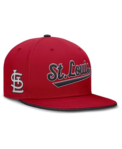 NIKE MEN'S RED ST. LOUIS CARDINALS TRUE PERFORMANCE FITTED HAT