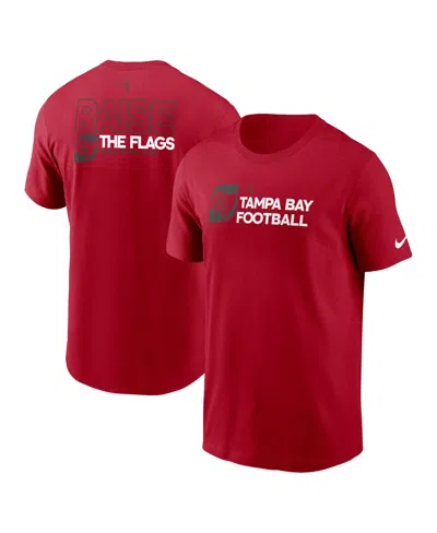 Nike Tampa Bay Buccaneers Team Outline Essential T-shirt  Men's Nfl T-shirt In Red