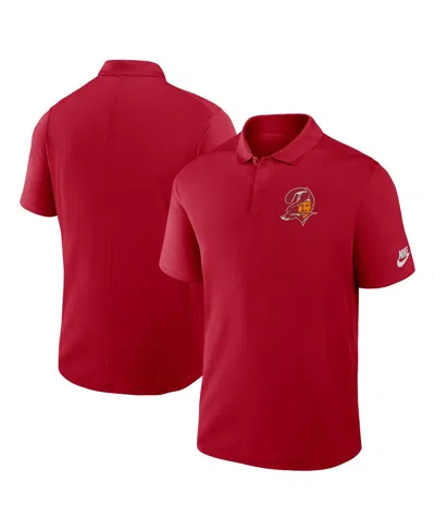 NIKE MEN'S RED TAMPA BAY BUCCANEERS REWIND VICTORY PERFORMANCE POLO SHIRT