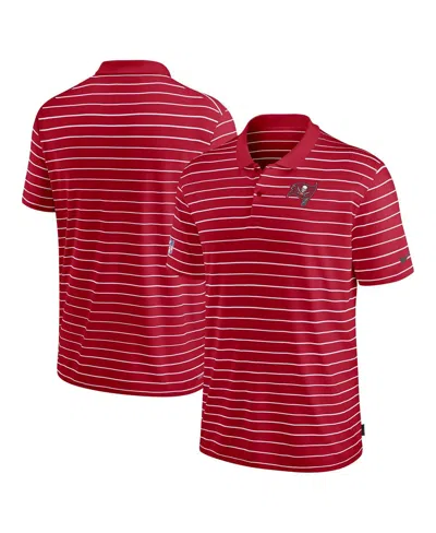 NIKE MEN'S RED TAMPA BAY BUCCANEERS SIDELINE LOCK UP VICTORY PERFORMANCE POLO