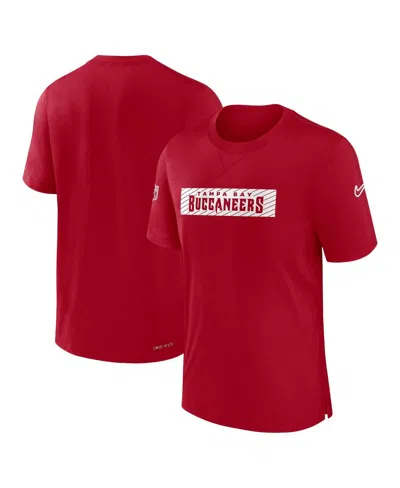 Nike Men's Red Tampa Bay Buccaneers Sideline Player Performance T-shirt