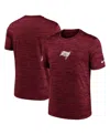 Nike Men's Red Tampa Bay Buccaneers Sideline Velocity Performance T-shirt In Red