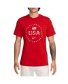 Nike Mens  Usa Premium Essential Icon T-shirt In Red