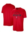 Nike Men's Red Toronto Raptors Authentic Practice T-shirt In Red