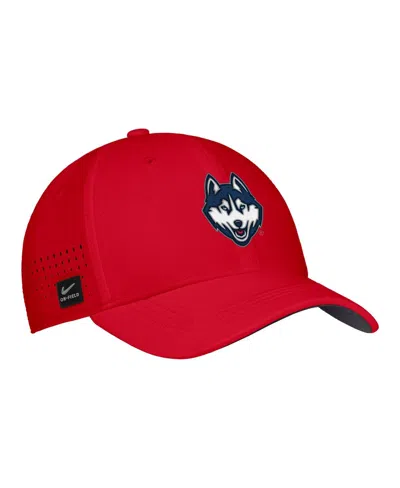 Nike Men's Red Uconn Huskies 2025â On-field Performance Flex Hat