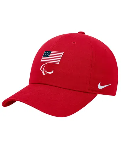 Nike Men's Red U.s. Paralympics Club Adjustable Hat
