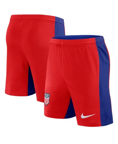 NIKE MEN'S RED USMNT 2024 AWAY STADIUM SHORTS