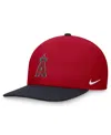 Nike Men's Red/navy Los Angeles Angels Evergreen Two-tone Snapback Hat In Red,navy
