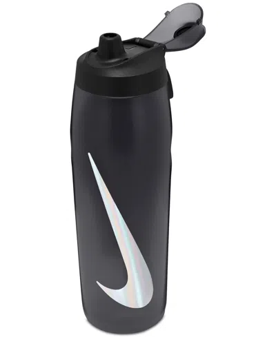 Nike Men's Refuel 32 Oz. Bottle With Locking Lid In Black