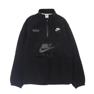 Nike Men's Removable Windbreaker Air Woven Lined Jacket Black/light Bone