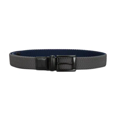 Nike Men's Reversible Stretch Woven Golf Belt In Grey